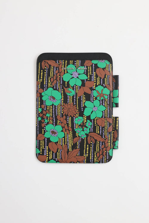PradaSaffiano Floral Tablet Case