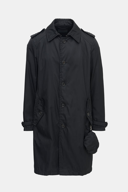 Prada Vintage Nylon Trench Coat