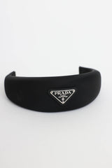 PradaRe-Nylon Wide Logo Headband