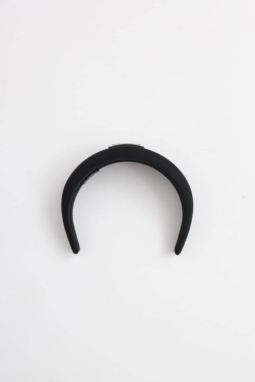 PradaRe-Nylon Wide Logo Headband