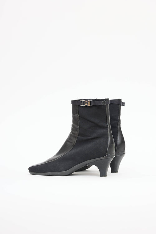PradaSport Leather Panel Ankle Boot