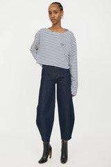 Prada Striped Crop Top