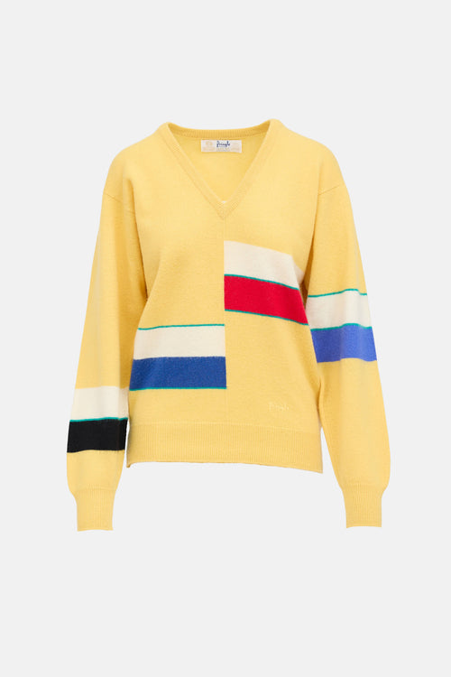 PringleWool Knit Striped Sweater