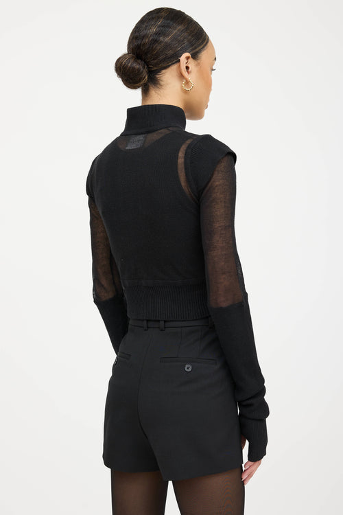 Private Policy Knit Asymmetric Top