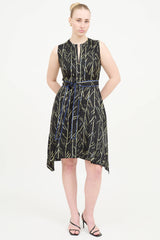 Proenza Schouler Silk Patterned Dress