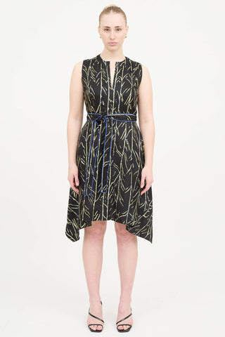 Proenza Schouler Silk Patterned Dress
