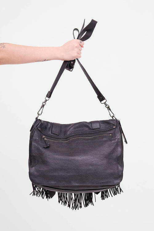 PS1 Leather Fringe Bag