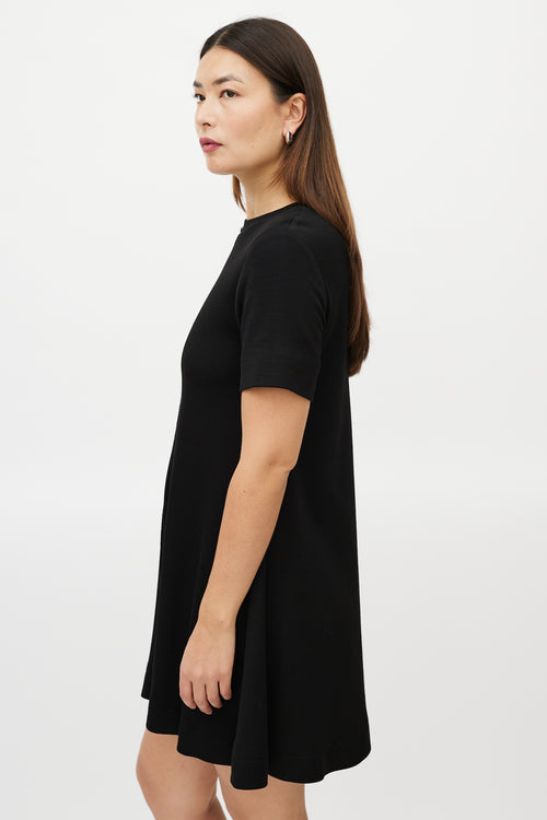 Proenza Schouler Black Side Bow Shift Dress