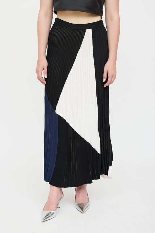 Proenza Schouler Pleated Panelled Maxi Skirt