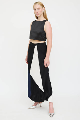 Proenza Schouler Pleated Panelled Maxi Skirt