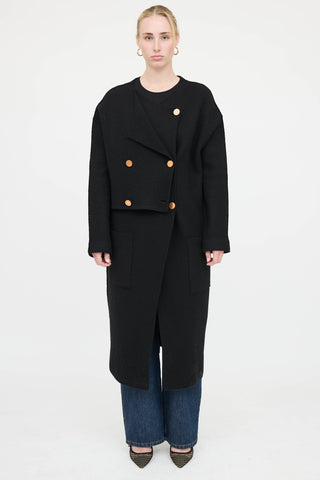 Proenza Schouler Wool Double Breasted Coat