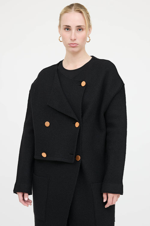 Proenza Schouler Wool Double Breasted Coat