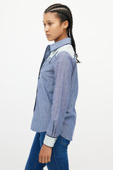 Proenza Schouler Blue & Multicolour Western Chambray Shirt