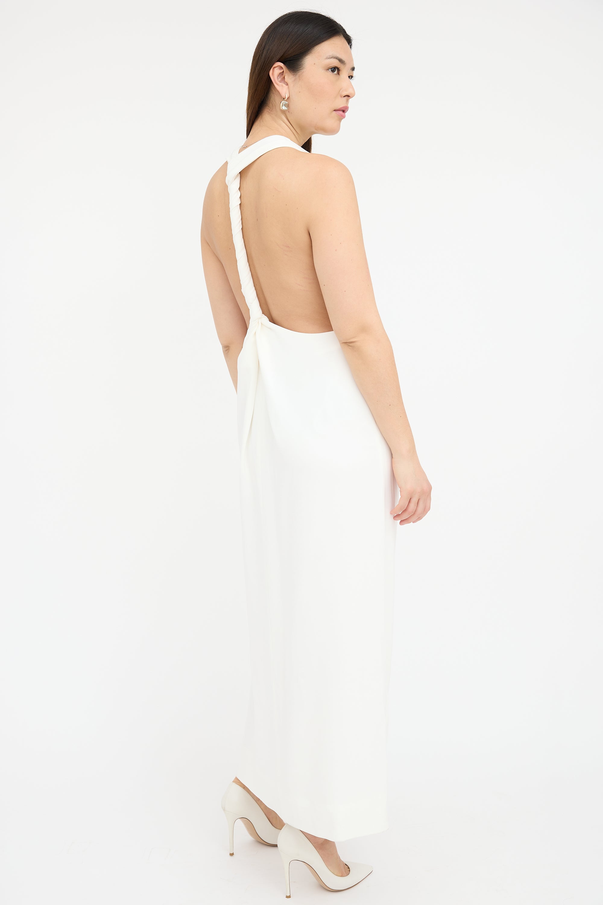 Proenza Schouler // Faye Backless Twist Dress VSP Consignment Proenza Schouler // Faye Backless Twist Dress VSP Consignment