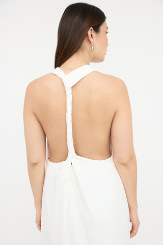 Proenza Schouler Faye Backless Twist Dress