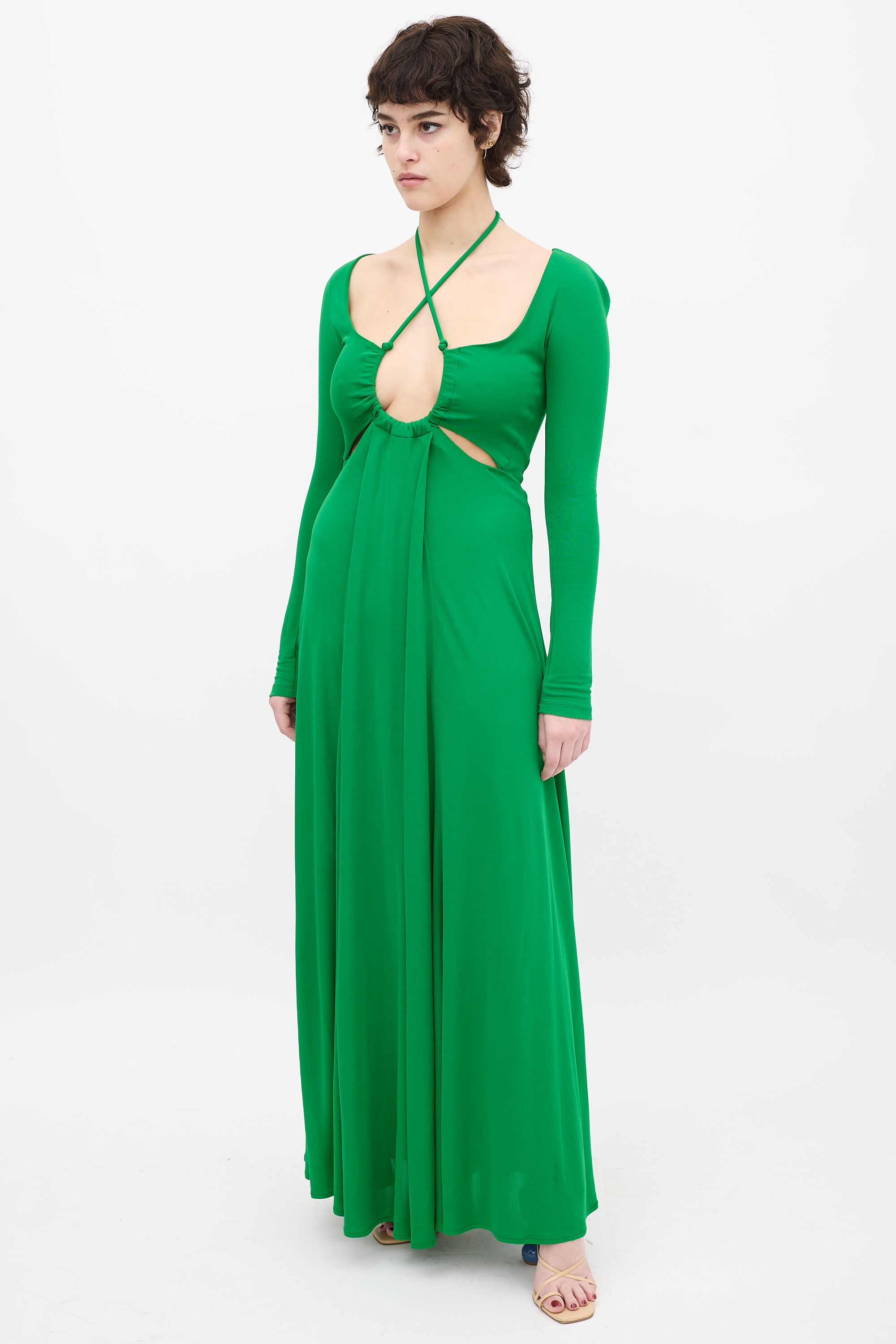 Proenza Schouler // Cut Out Halter Dress VSP Consignment Proenza Schouler // Cut Out Halter Dress VSP Consignment