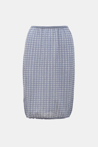 Proenza Schouler Knit Check Midi Skirt