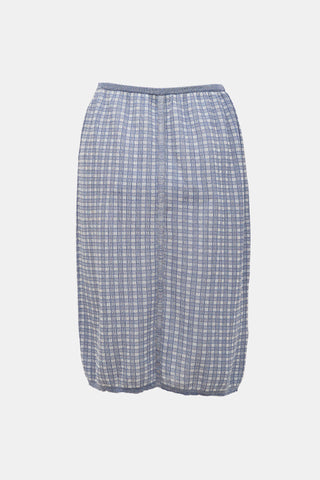 Proenza Schouler Knit Check Midi Skirt