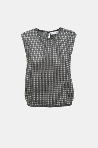 Proenza Schouler Knit Check Top