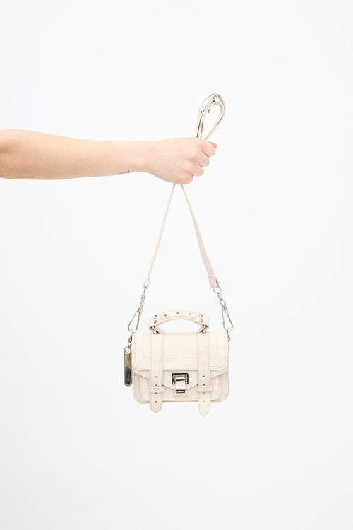 Leather Micro PS1 Crossbody Bag