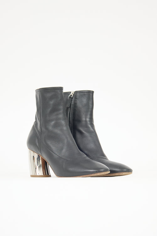 Proenza Schouler Leather Mirror Heel Glove Boot
