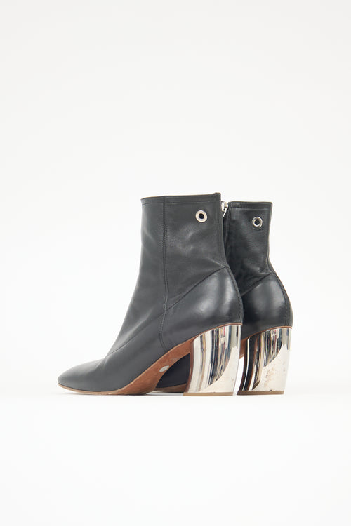 Proenza Schouler Leather Mirror Heel Glove Boot