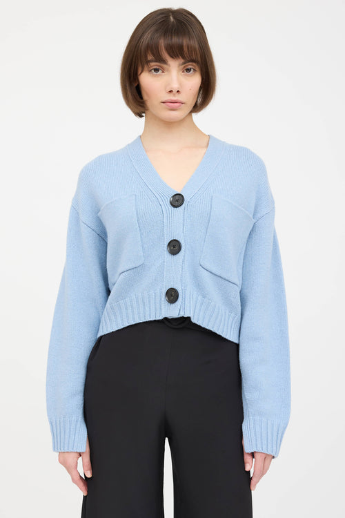 Proenza Schouler Cashmere Knit Cropped Cardigan