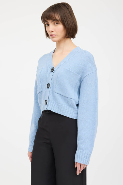 Proenza Schouler Cashmere Knit Cropped Cardigan
