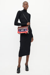 Proenza Schouler Red & Purple PS11 Leather Bag