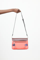 Proenza Schouler Red & Purple PS11 Leather Bag