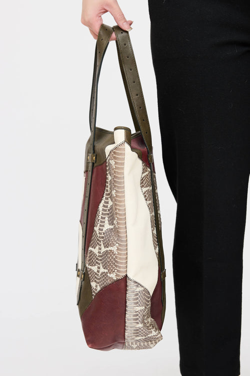 Proenza Schouler 2012  Patchwork Tote Bag
