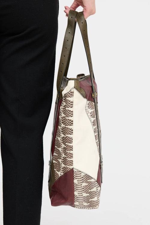 Proenza Schouler 2012  Patchwork Tote Bag