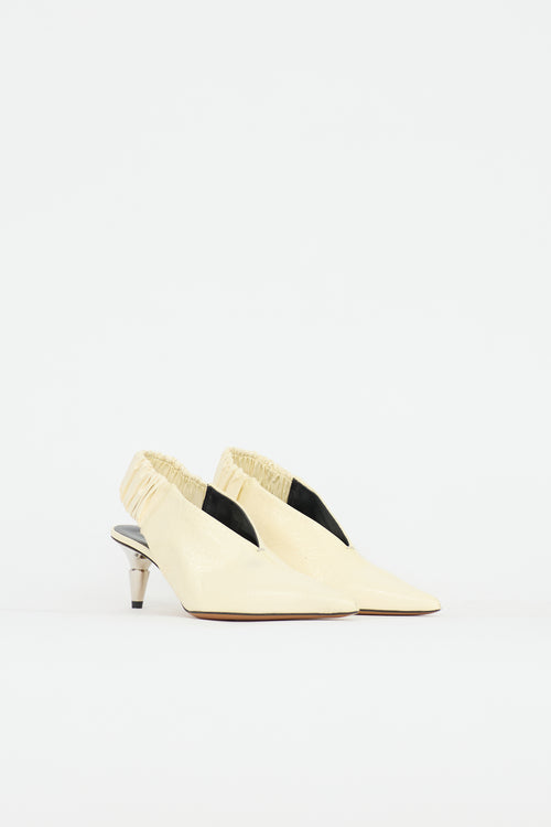 Proenza Schouler Crinkled Patent Heel