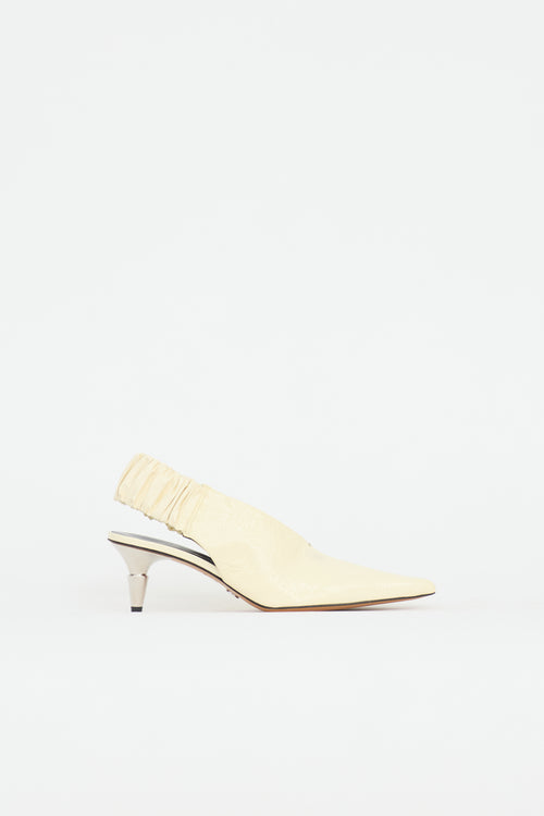 Proenza Schouler Crinkled Patent Heel