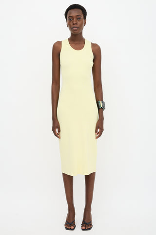 Proenza Schouler Rib Knit Button Dress