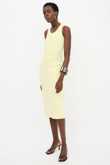 Proenza Schouler Rib Knit Button Dress