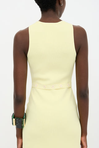 Proenza Schouler Rib Knit Button Dress