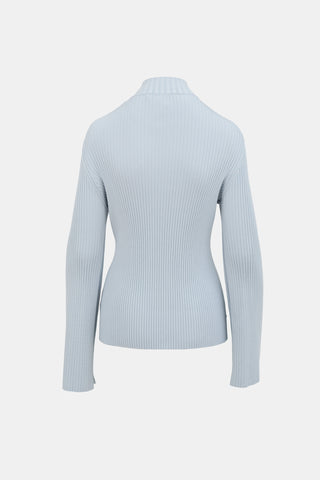 Proenza Schouler Ribbed Bell Sleeve Top