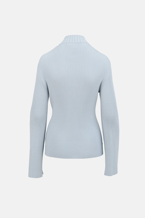 Proenza Schouler Ribbed Bell Sleeve Top