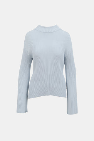 Proenza Schouler Ribbed Bell Sleeve Top