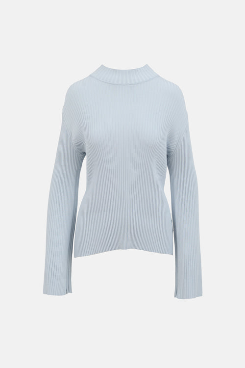 Proenza Schouler Ribbed Bell Sleeve Top