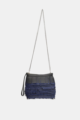 Proenza Schouler SS 2015 Leather Glycine Fringe Clutch