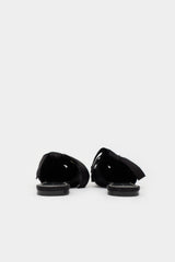 Proenza Schouler Satin Bow Pointed Mule