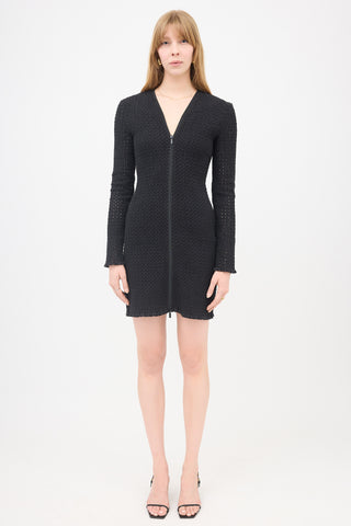 Proenza Schouler Smocked Eyelet Dress