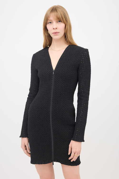 Proenza Schouler Smocked Eyelet Dress