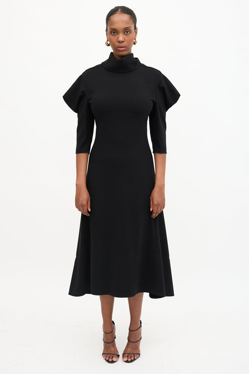 Proenza Schouler Exaggerated Shoulder Dress