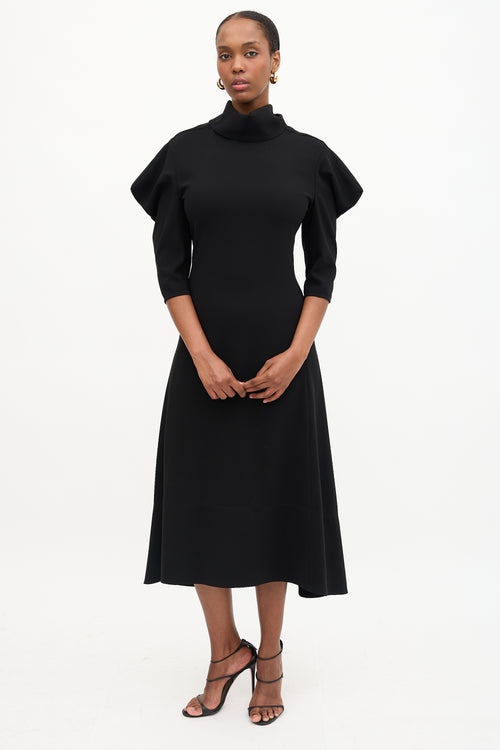 Proenza Schouler Exaggerated Shoulder Dress