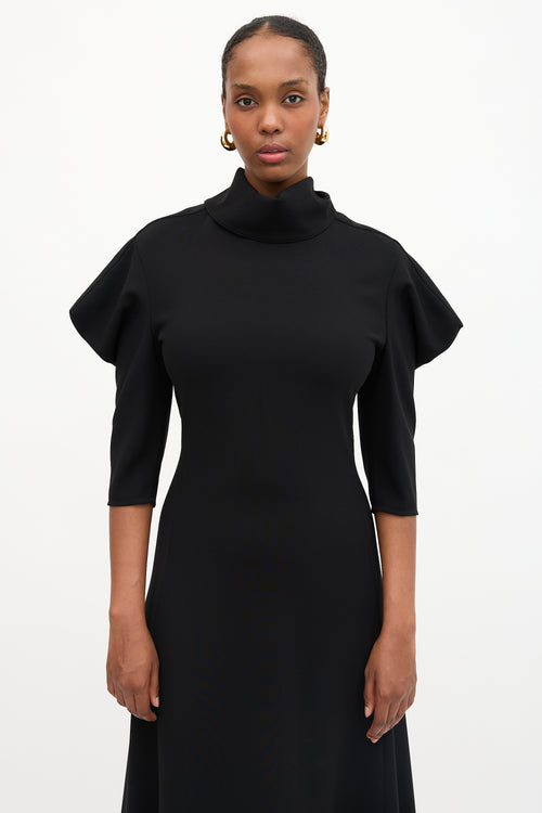 Proenza Schouler Exaggerated Shoulder Dress