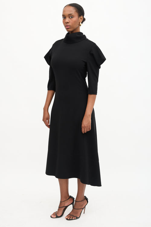 Proenza Schouler Exaggerated Shoulder Dress