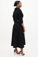 Proenza Schouler Exaggerated Shoulder Dress